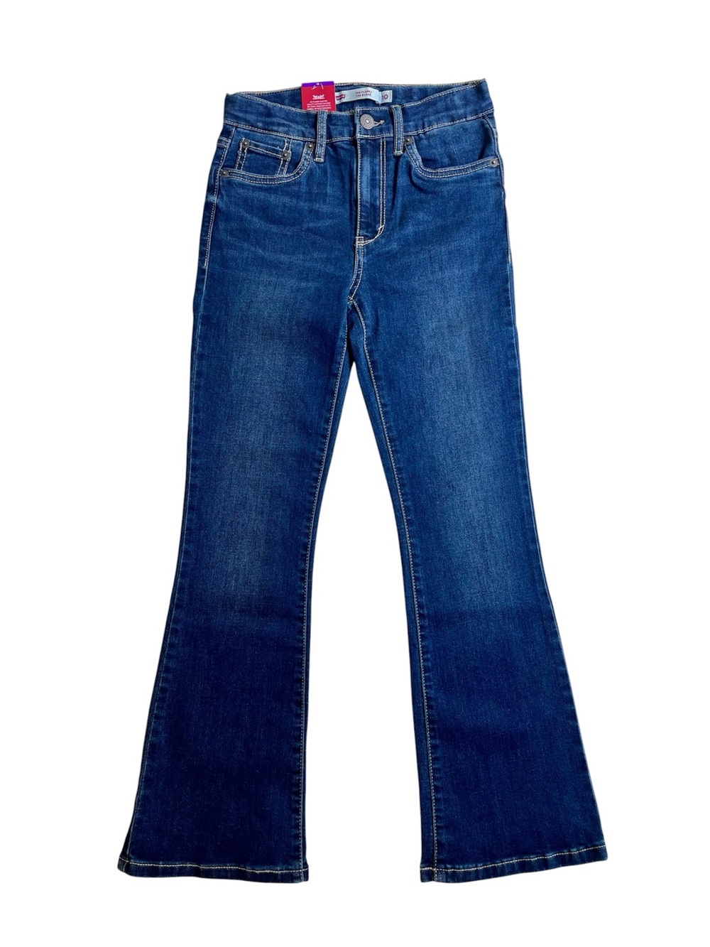 NWT Levi's Girls 726 Dark Blue Flare Jeans